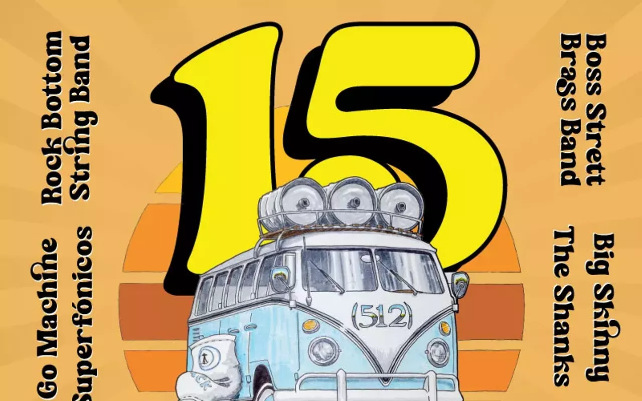Image: 15th anniversary w/ Go Machine, Superf&oacute;nicos, Rock Bottom String Band, Boss Street Brass Band, Big Skinny, the Shanks