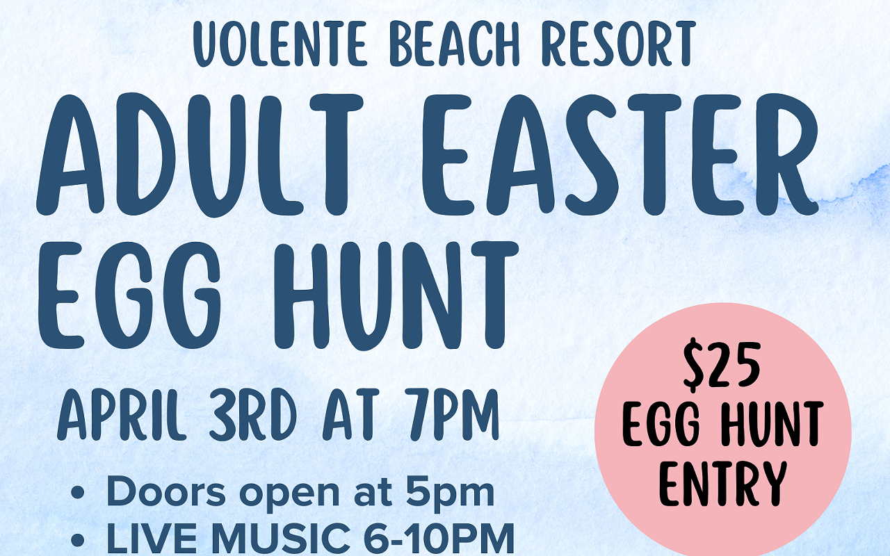 Image: 21+ Adult Egg Hunt at Volente Beach