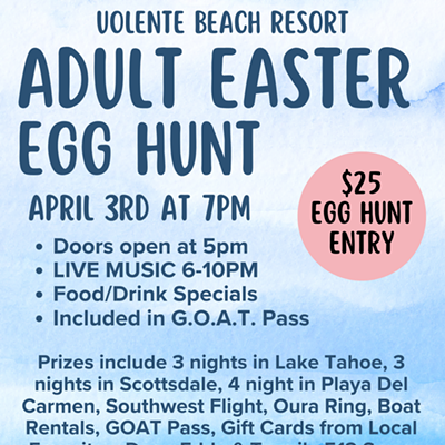 Image: 21+ Adult Egg Hunt at Volente Beach
