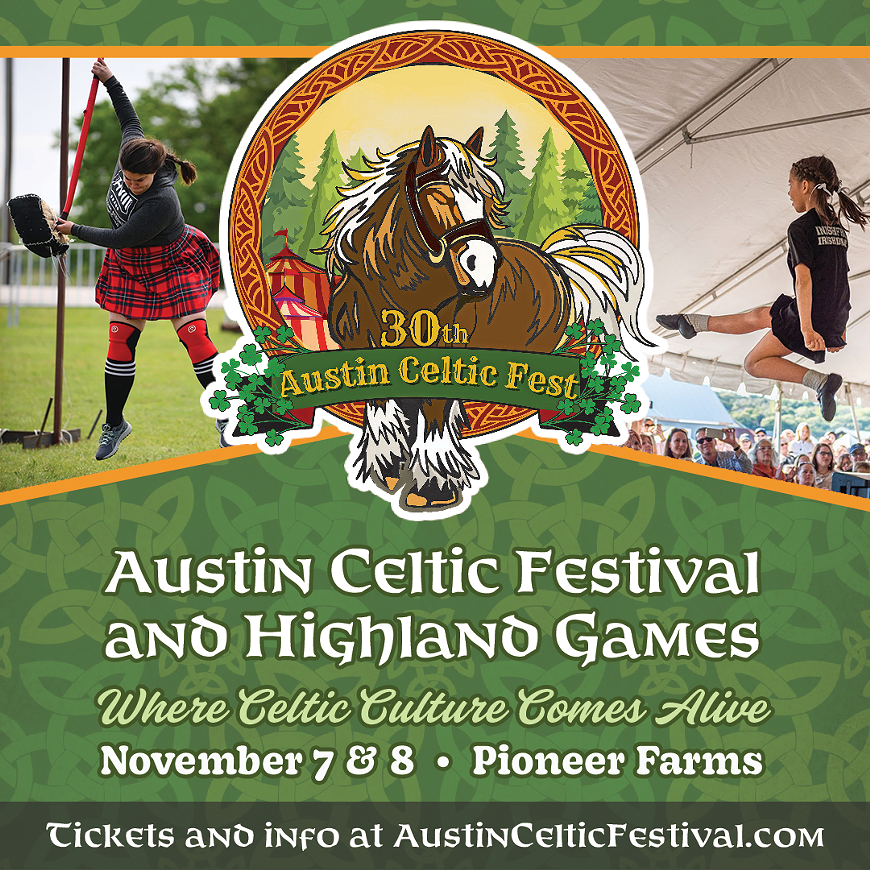 Silver Thistle Pipes and Drums at Austin Celtic Fest