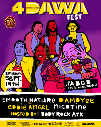Image: 4DAWA Fest w/ Smooth Nature, Damoyee, Nicotine, EddieAngel
