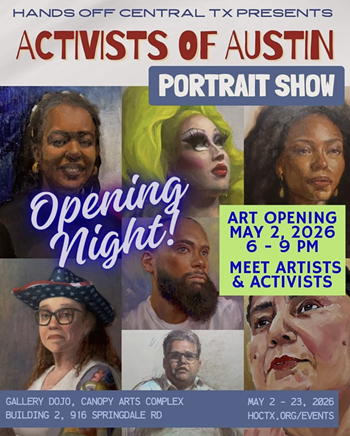 Image: Activists of Austin, a portrait art show