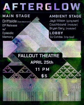 Image: Afterglow - An experiemental music, art, and comedy party