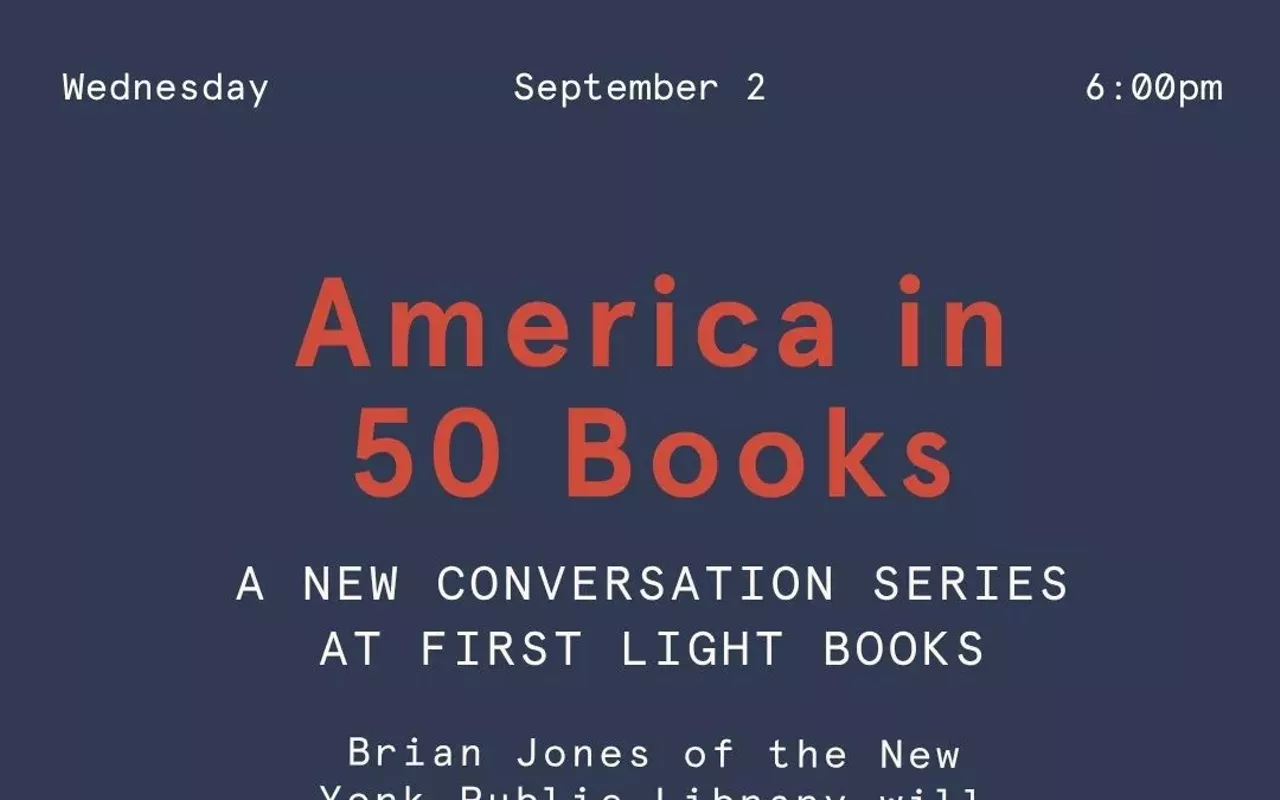 Image: America in 50 Books: Brian Jones & Sam Ackerman in Conversation