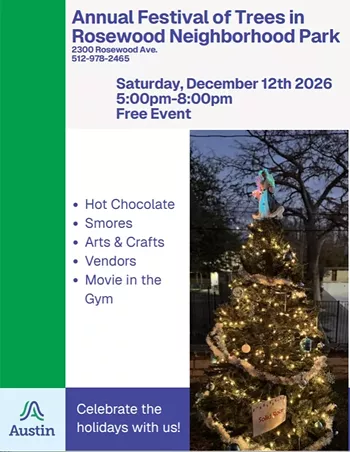 Image: Annual Festival of Trees in Rosewood Neighborhood Park