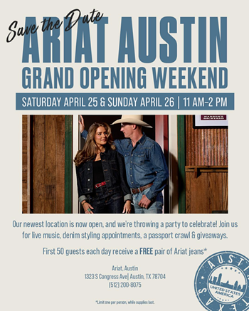Image: Ariat Austin Grand Opening Weekend