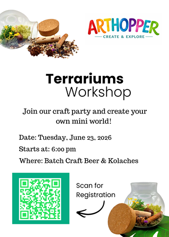 Image: ArtHopper Terrariums Class