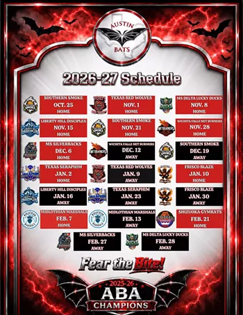 Image: Austin Bats Basketball: 2026-27 Season Home Opener