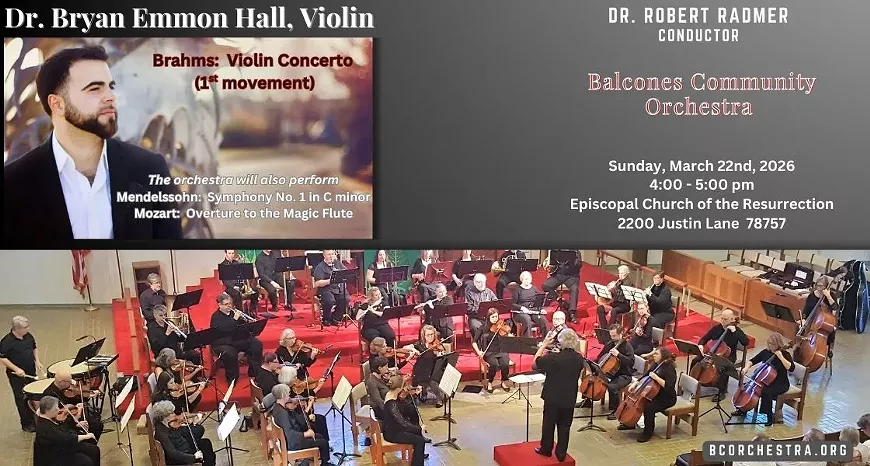 BCO and Dr. Bryan Hall, violin
