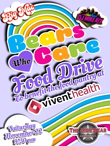 Image: Bears Who Care Food Drive