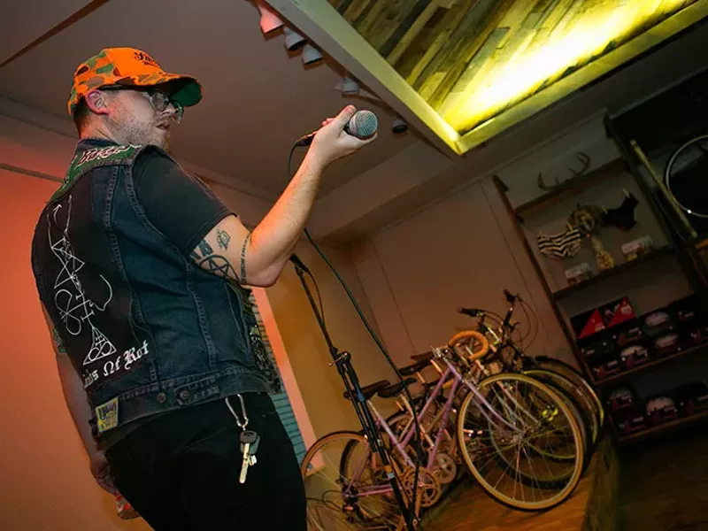 Image: Best Karaoke at a Bike Shop