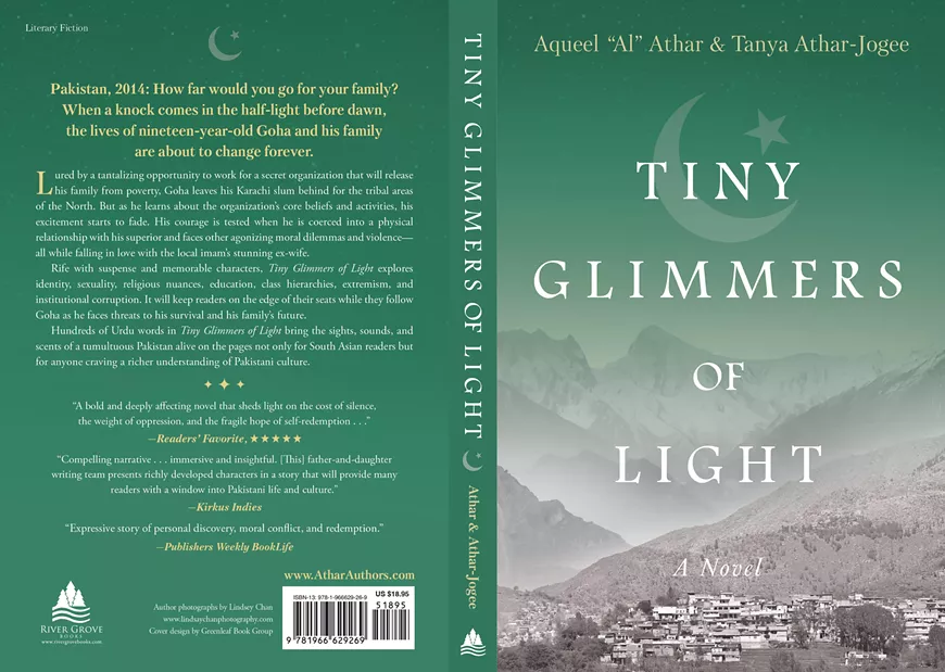 Front and back cover of Tiny Glimmers of Light