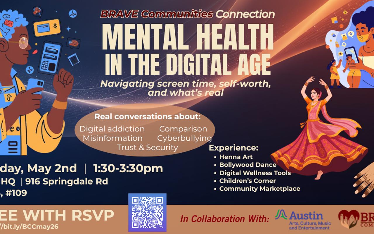 Image: BRAVE Communities Connection: Mental Health in the Digital Age