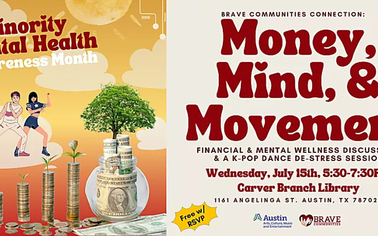 Image: BRAVE Communities Connection: Money, Mind & Movement