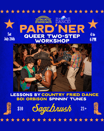 Image: Bronco: Pard&rsquo;ner Two-Step Workshop & Queer Tea Dance