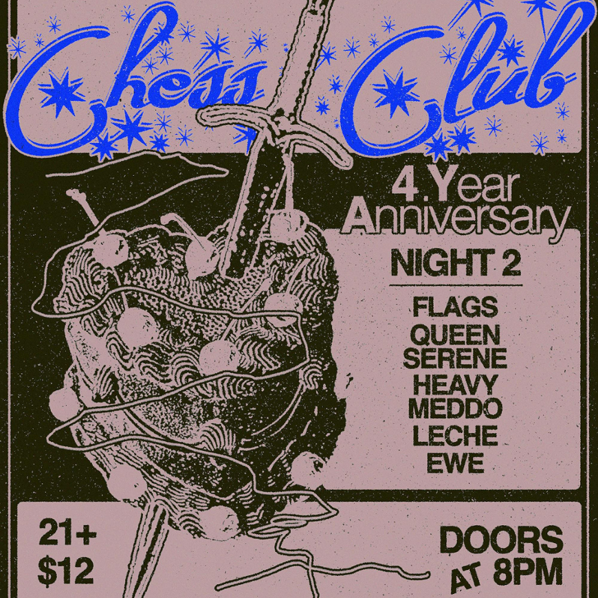 Chess Club 4th Anniversary Day 2 Flier