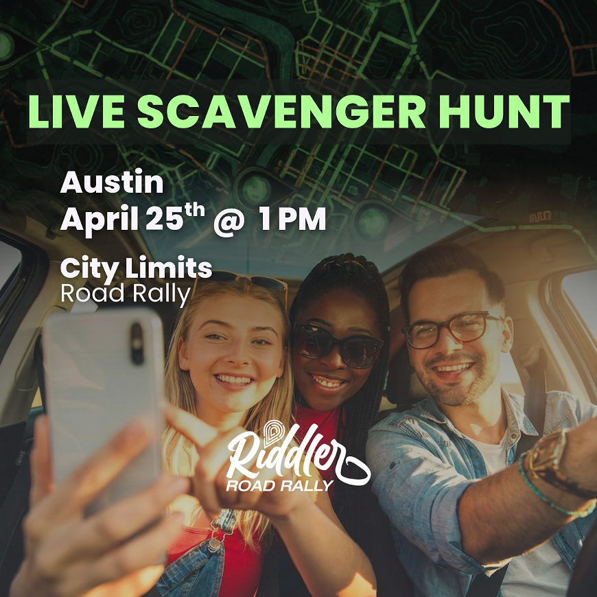 Live, citywide scavenger hunt on wheels
