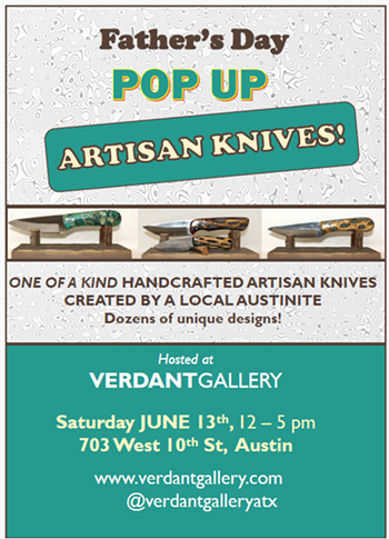 Image: Closing Art Reception + Artisan knife Pop-up