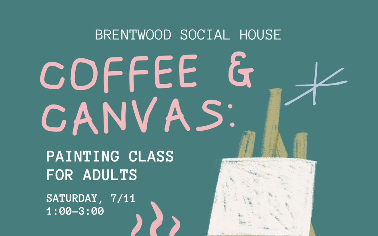 Image: Coffee & Canvas: Adult Painting Class
