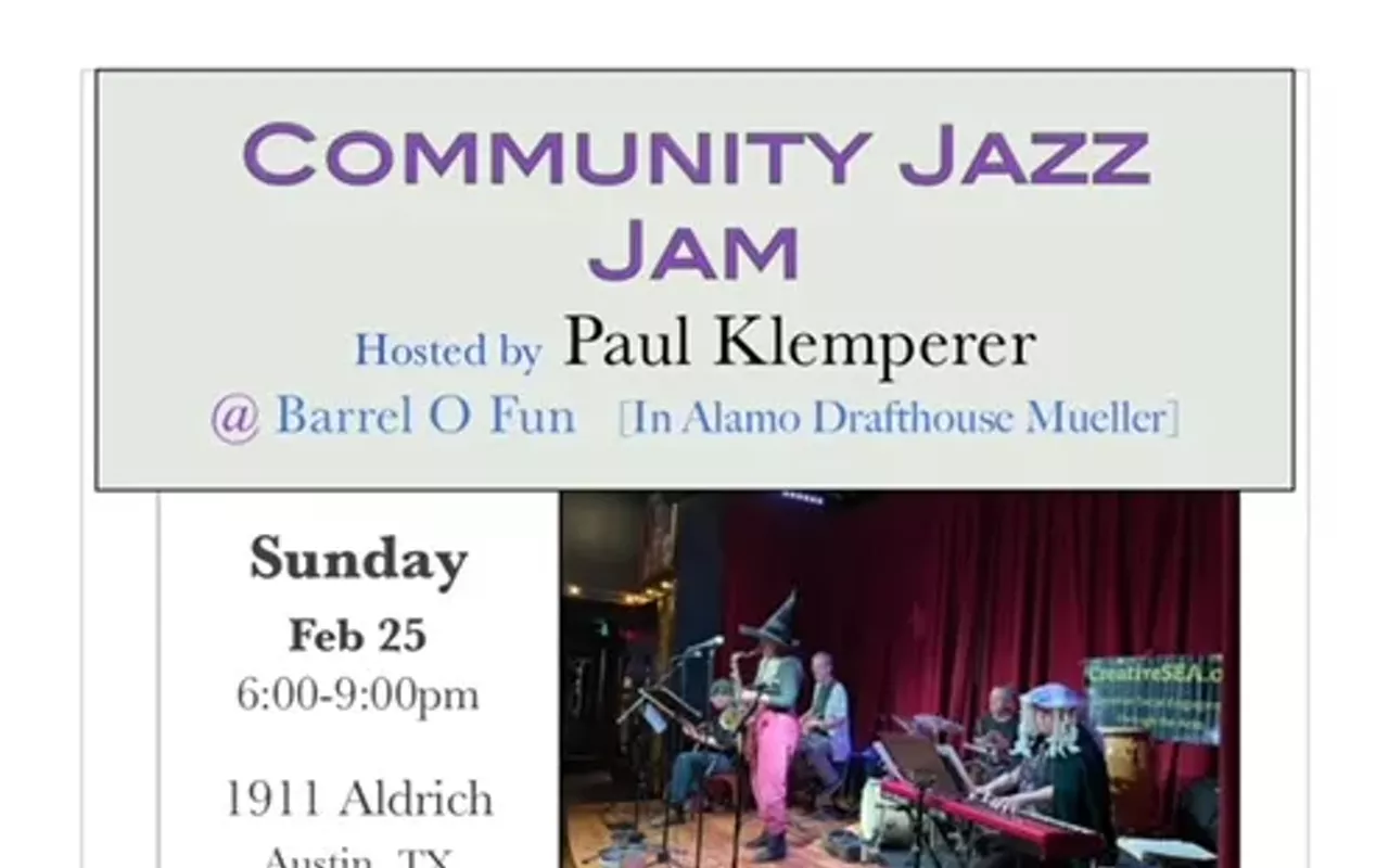 Image: Community jazz jam w/ Paul Klemperer