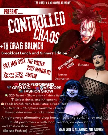 Image: Controlled Chaos Drag Brunch: Breakfast, Lunch, and Sinners Edition