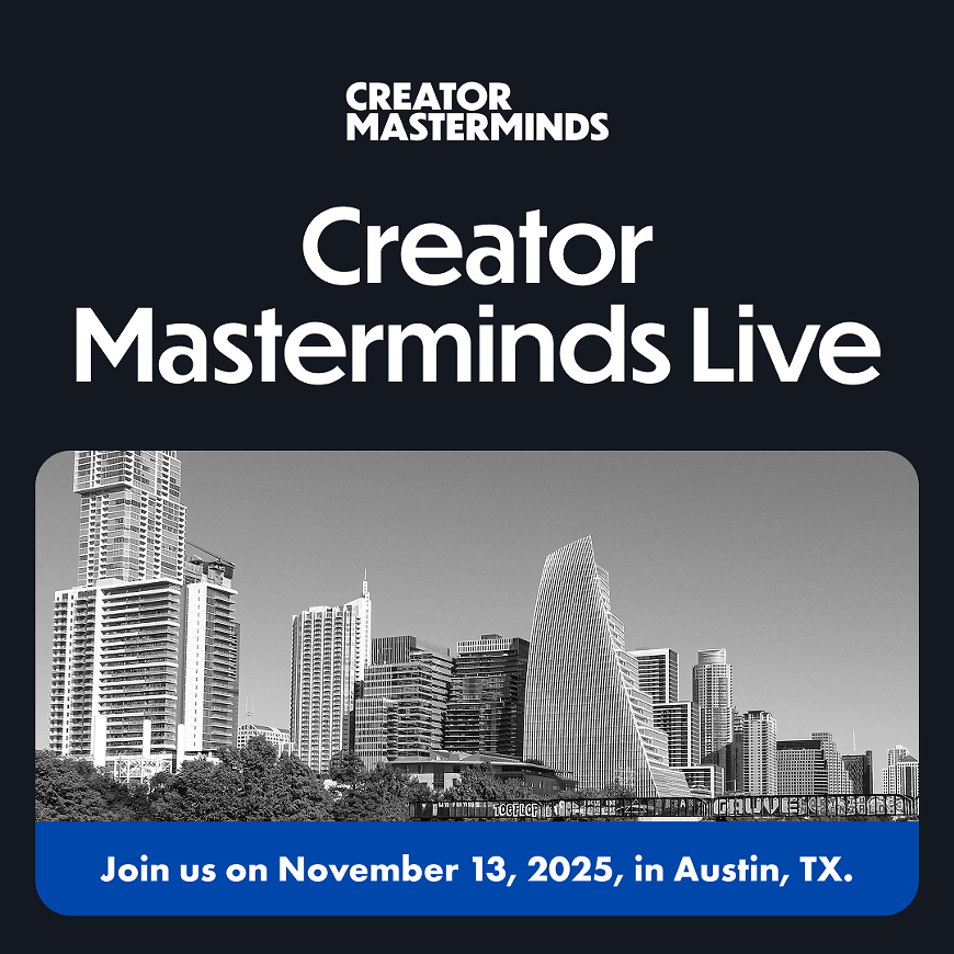 Creator Masterminds Live - November 13, 2025