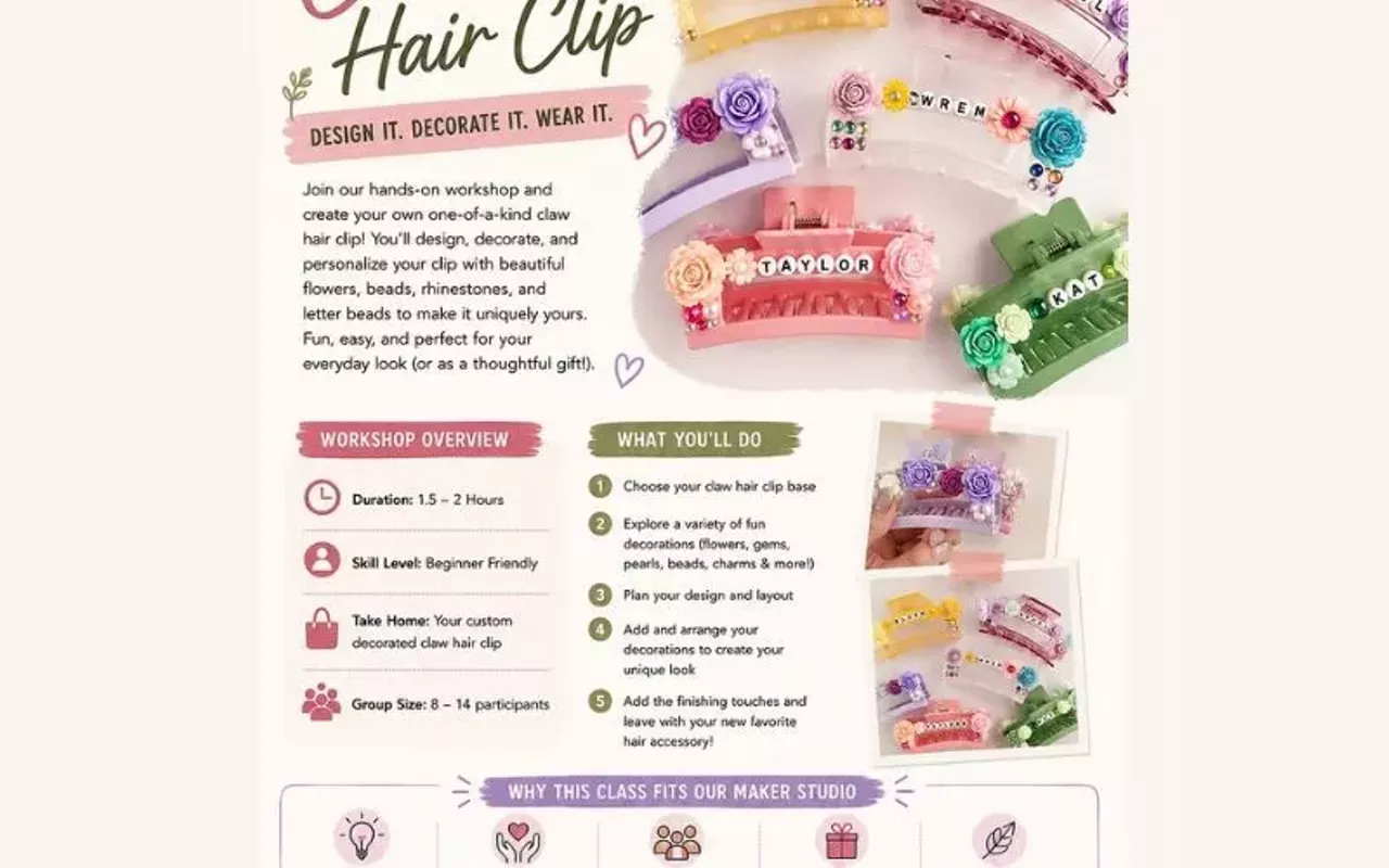 Image: DIY Claw Hair Clip
