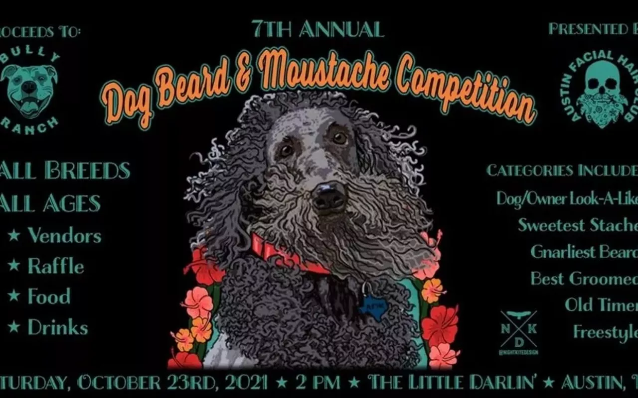 Image: Dog Beard & Mustache Competition