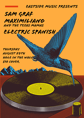 Image: Eastside Music Presents: Sam Graf, Maximiliano and the Texas Mamas, Electric Spanish