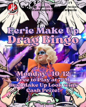 Image: Eerie Make Up Drag Bingo at Hanovers Pflugerville