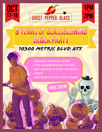 Image: Eight Years of Glassblowing Block Party