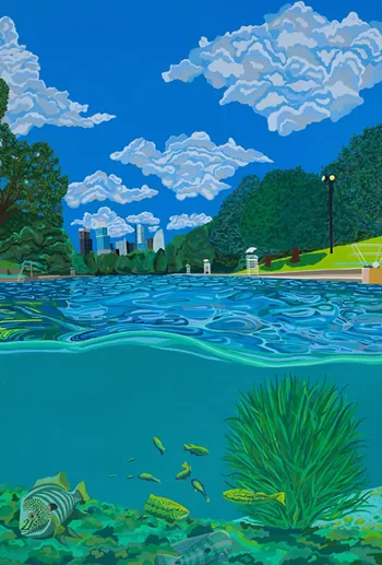 Image: Exhibition Opening Reception for BLUE IMMERSION