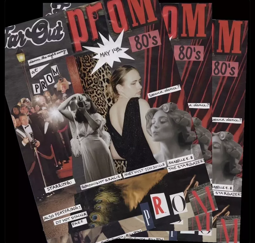 Far Out Prom fliers