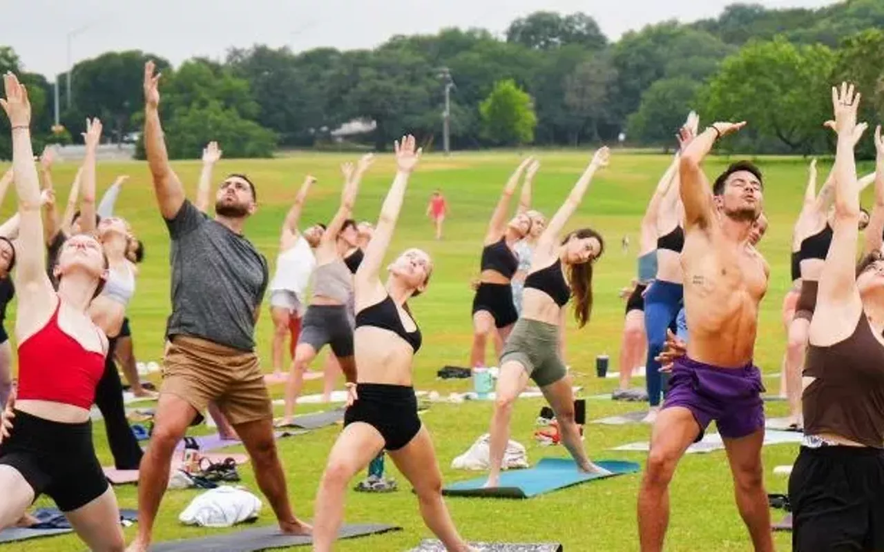 Image: Fitness in the Park Summer Yoga Series