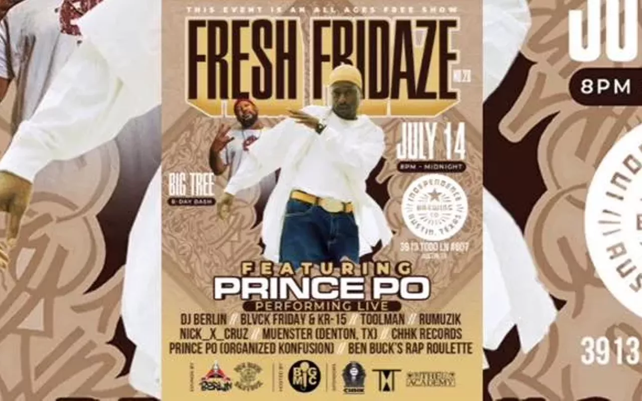 Image: Fresh Fridaze w/ Prince Po, Muenster, CHHK Records, RuMuzik, Blvck Friday & KR-15, Toolman, Ben Buck's rap roulette, DJ Berlin