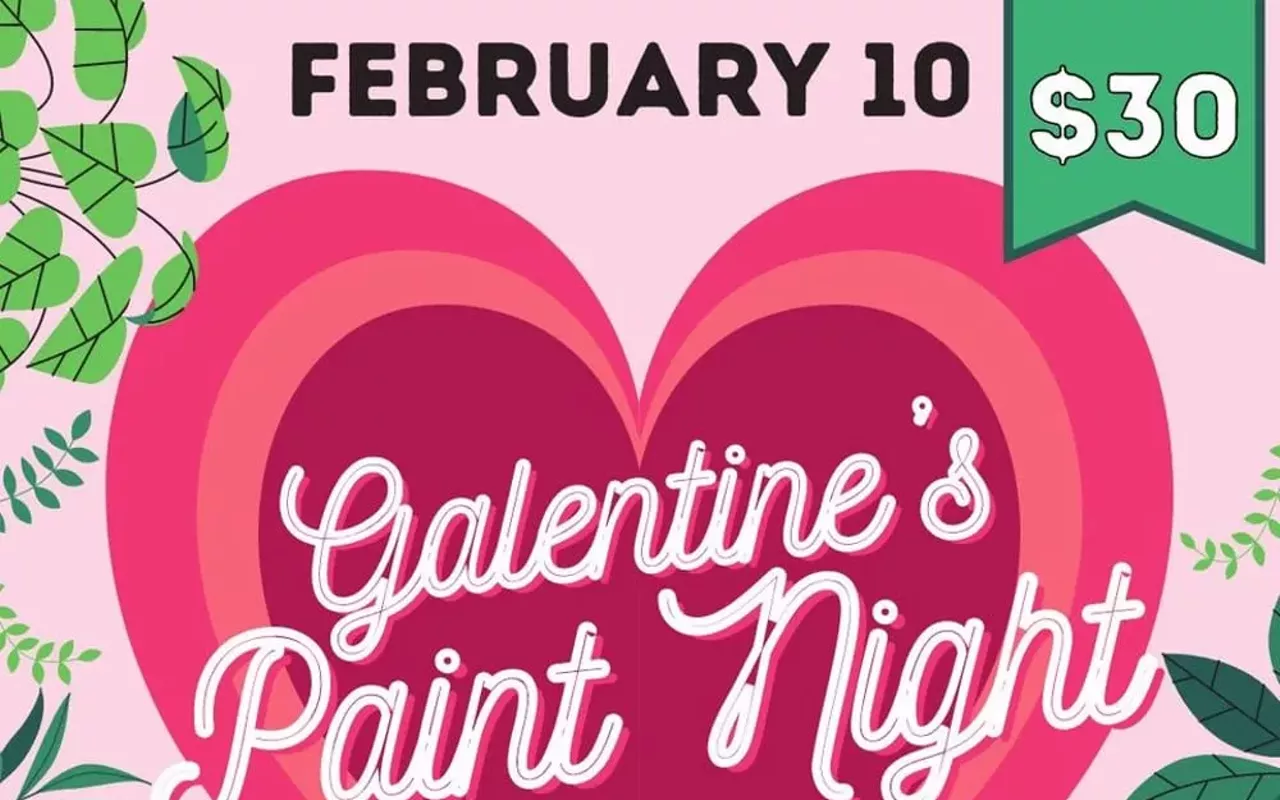 Image: Galentine&rsquo;s Paint Night