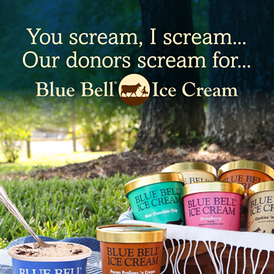 Image: Give Blood, Get a Free Pint of Blue Bell Ice Cream!