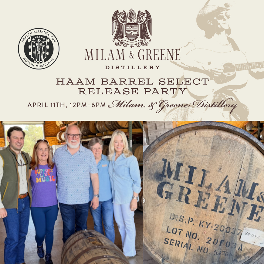 Milam & Greene staff & members of the Pearl Society select a barrel
