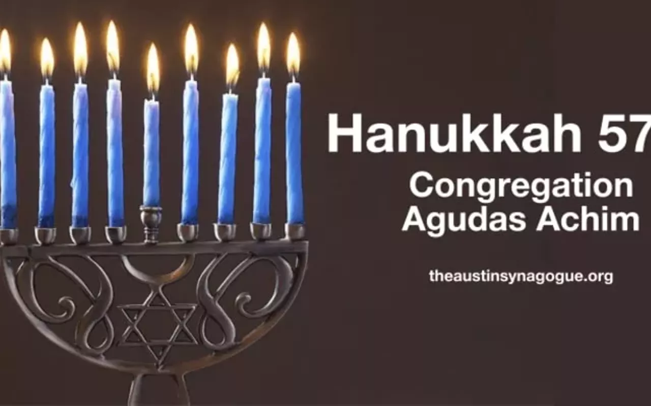 Image: Hanukkah at Agudas Achim