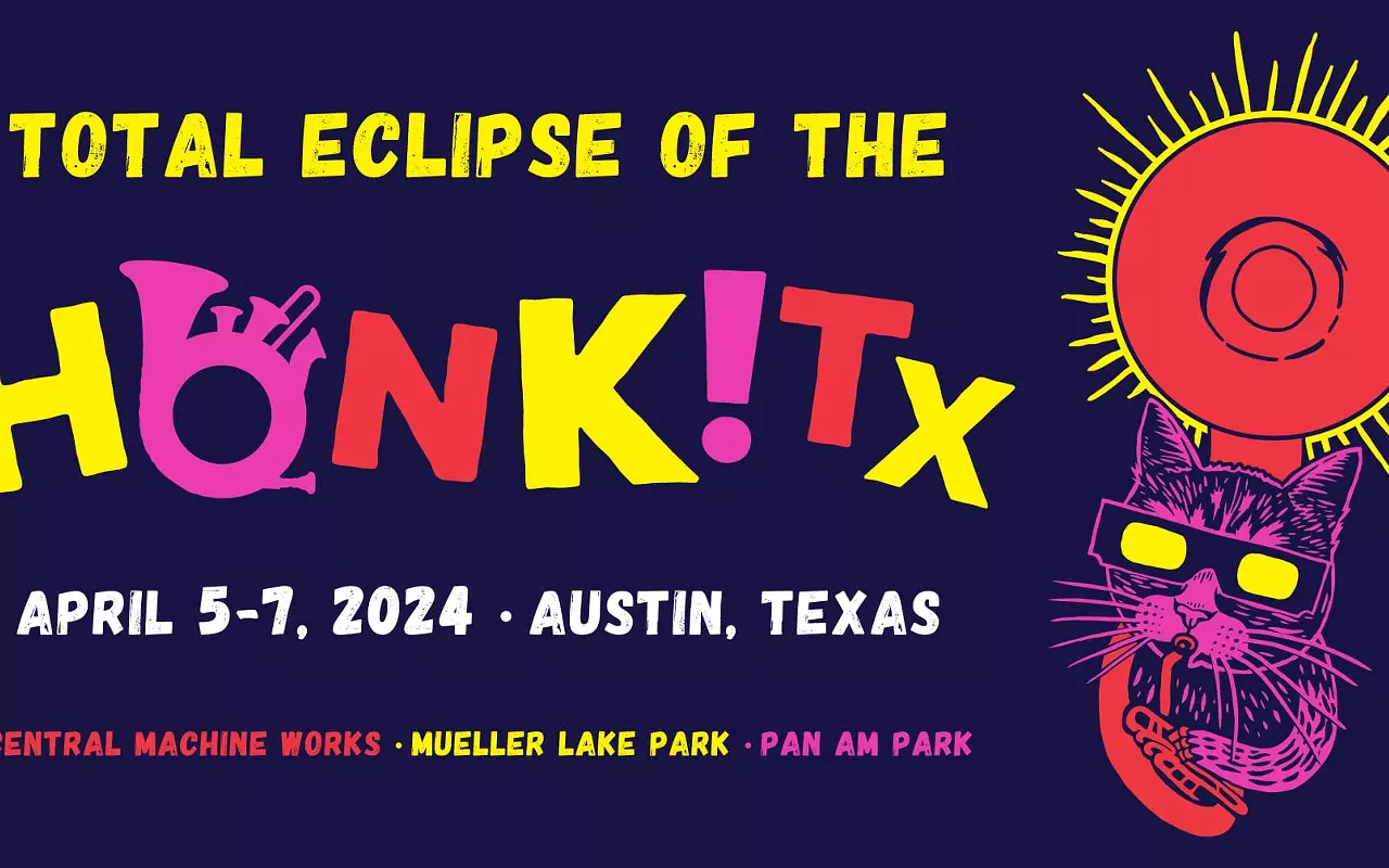 Image: HONK!TX Day 1 w/ Blowcomotion, Black Sheep Ensemble, Human Band, Emperor Norton's Stationary Marching Band