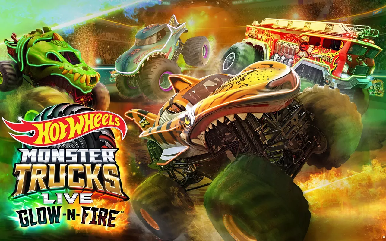 Image: Hot Wheels Monster Trucks Live Glow-N-Fire