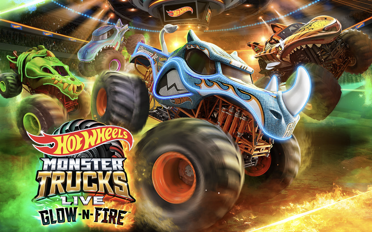 Image: Hot Wheels Monster Trucks Live Glow-N-Fire