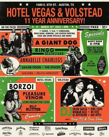 Image: Hotel Vegas & Volstead 11th Anniversary