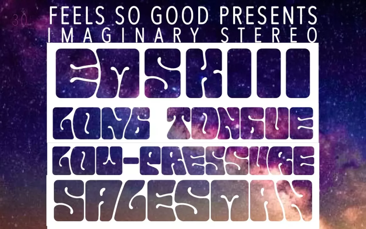 Image: Imaginary Stereo w/ Cuadroped, Low Pressure Salesman, Long Tongue, Emskiii