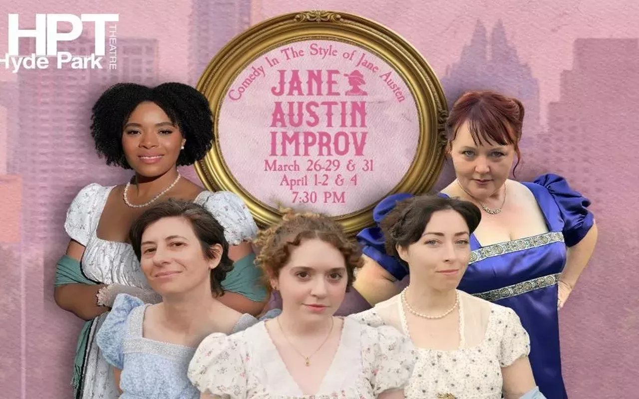 Image: Jane Austin Improv at Hyde Park Theatre