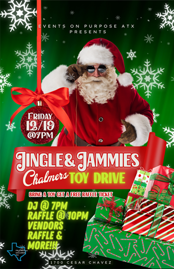 Image: Jingle and Jammies Party at Chalmers
