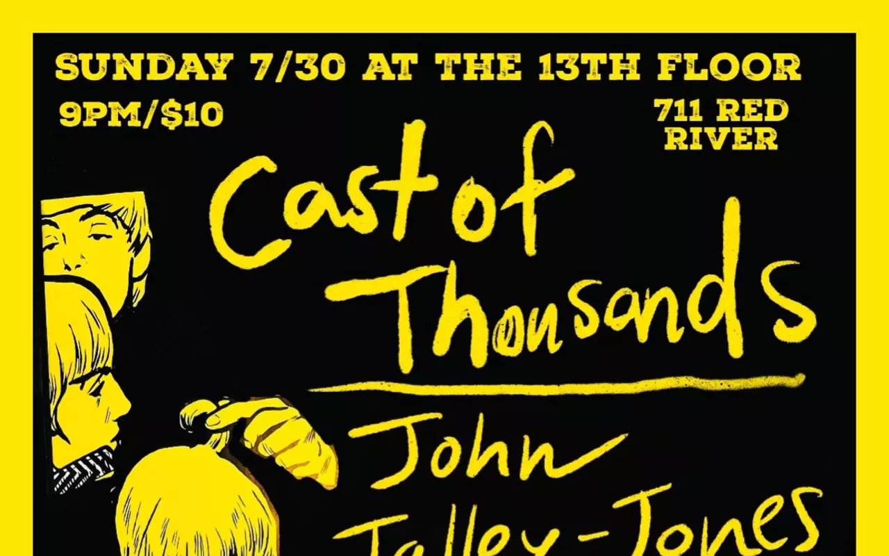 Image: John Talley-Jones & Volcano Rabbit, Cast of Thousands, Employees of the Month, DJ Scott Gardner