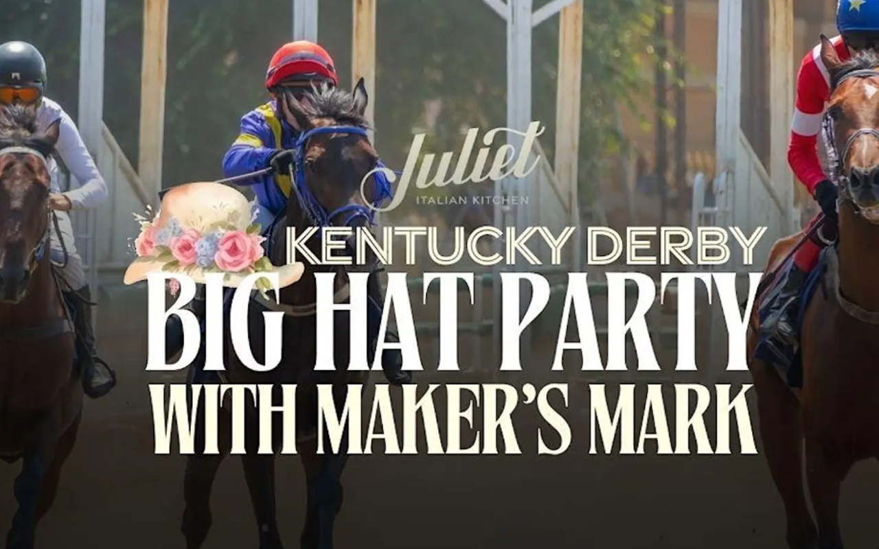 Image: Juliet Italian Kitchen Kentucky Derby Big Hat Party With Maker's Mark