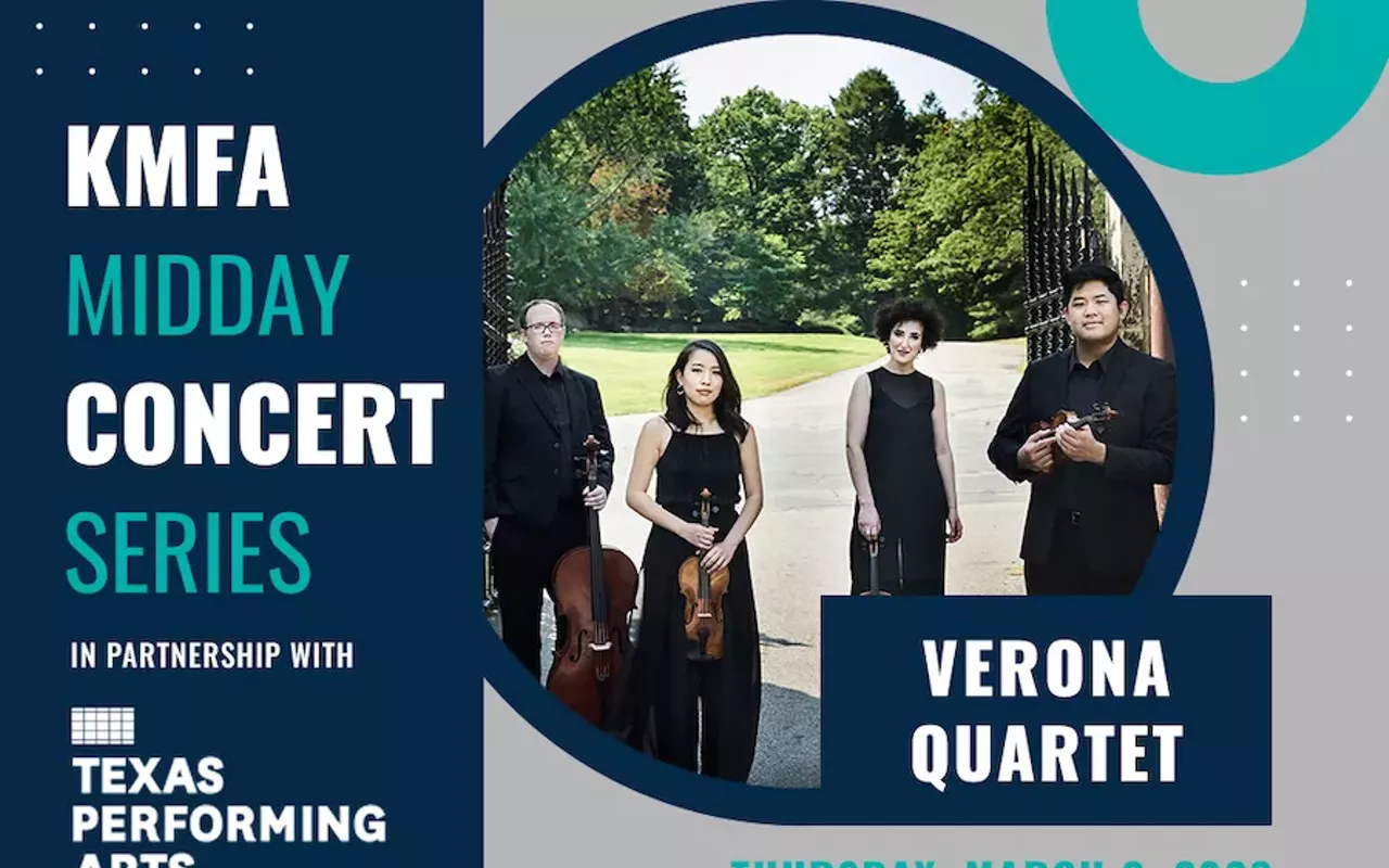 Image: KMFA Midday Concert: Verona Quartet