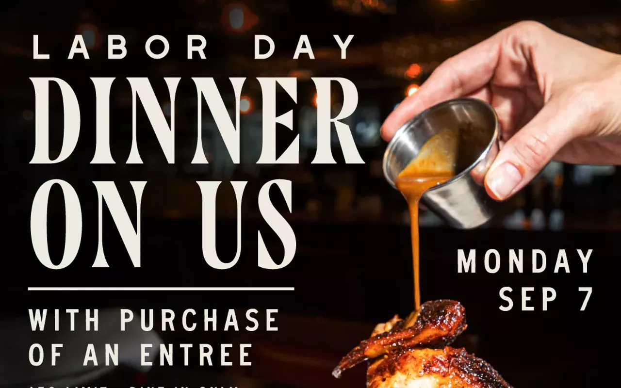 Image: Labor Day Dinner On Us!
